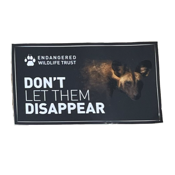 Bumper stickers - wild dog