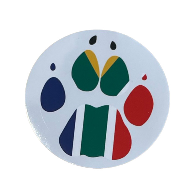 License disc stickers - SA flag